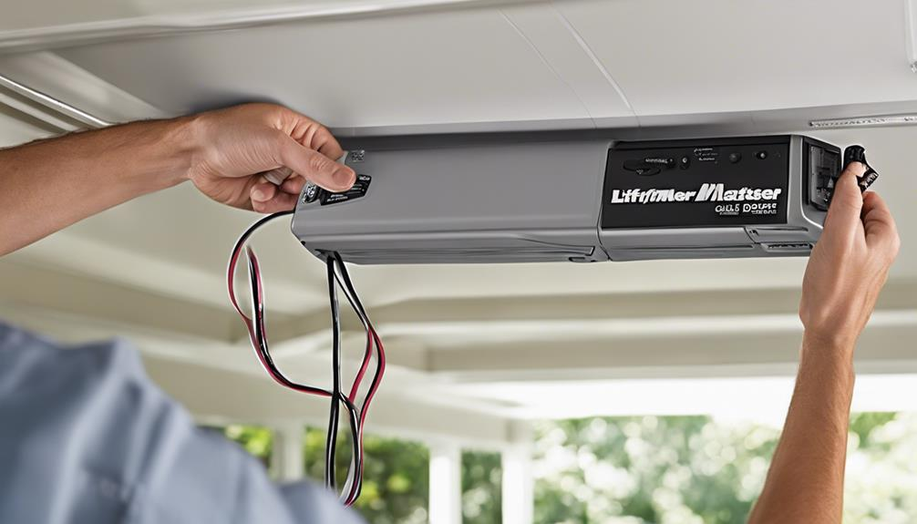 Garage door opener replacement tools and step-by-step installation guide.